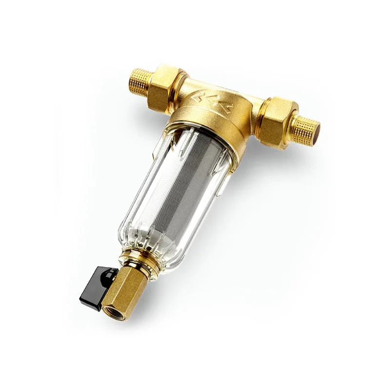 Backwash Spin Down Sediment Water Filter Whole House Pre-filtration System,50-micron