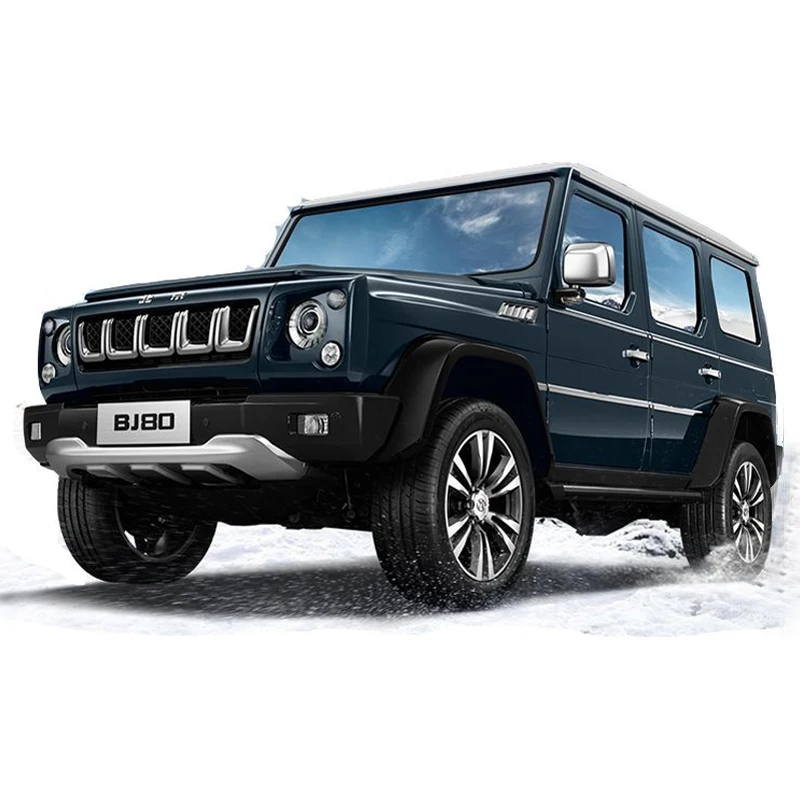 Baic BJ80 2024 топливный бензиновый автомобиль Новый автоматический 2 3 т Средний Большой внедорожник/Пекин светодиодный Электрический кожаный турбо Темный Многофункциональный