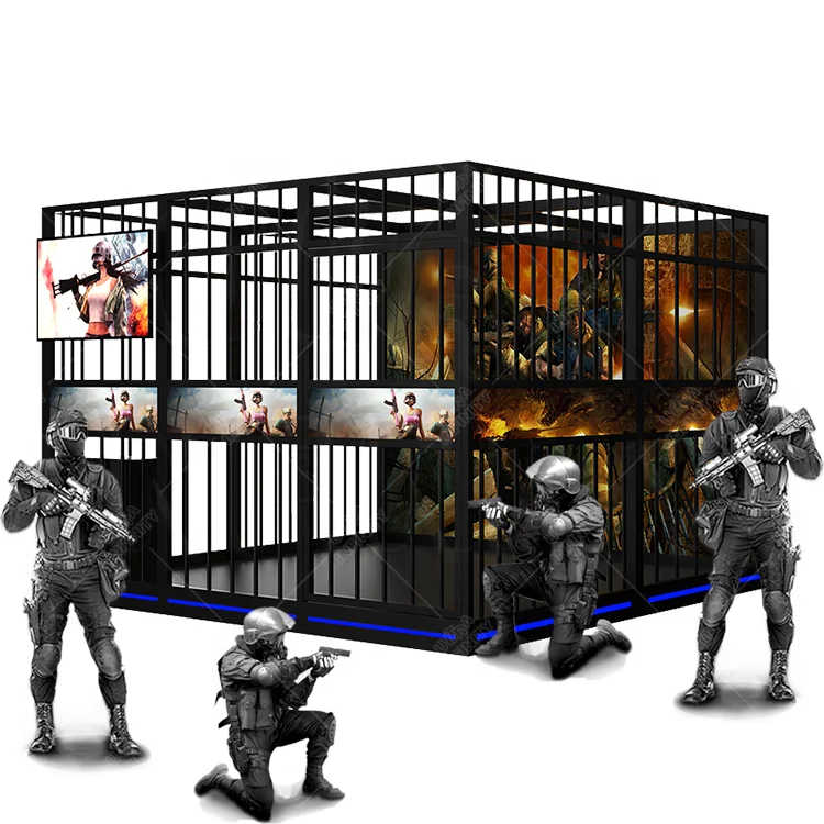 Earn Money Vive Virtual Reality Shooting Games 9D Vr Walking Arcade Multiplayer Game Machines