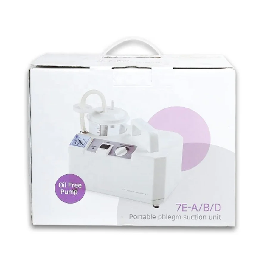 IN-7E-A Medical  Phlegm Suction Pump Machine Water Suction Machine Oem Plastic Air Suction Machine 3 Years