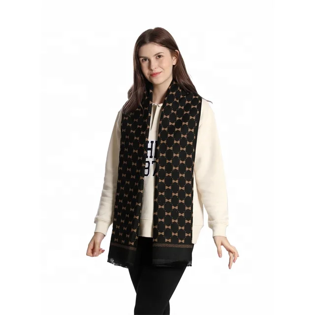 China Made Long Warm Pashmina Scarf Cashmere Cozy Winter Knitted Autumn Winter Other Scarves