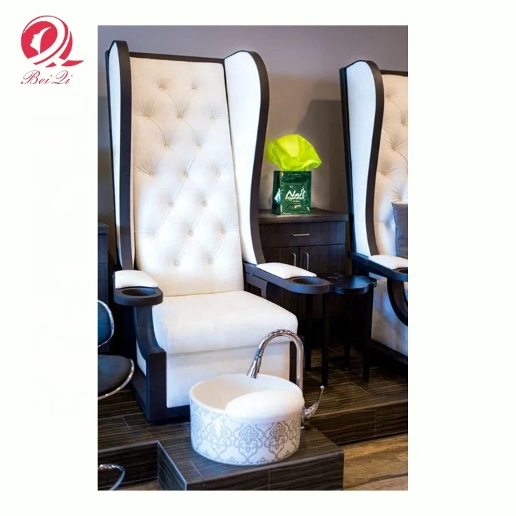 Современное оборудование для маникюрного салона, без сантехники, стул с высокой спинкой