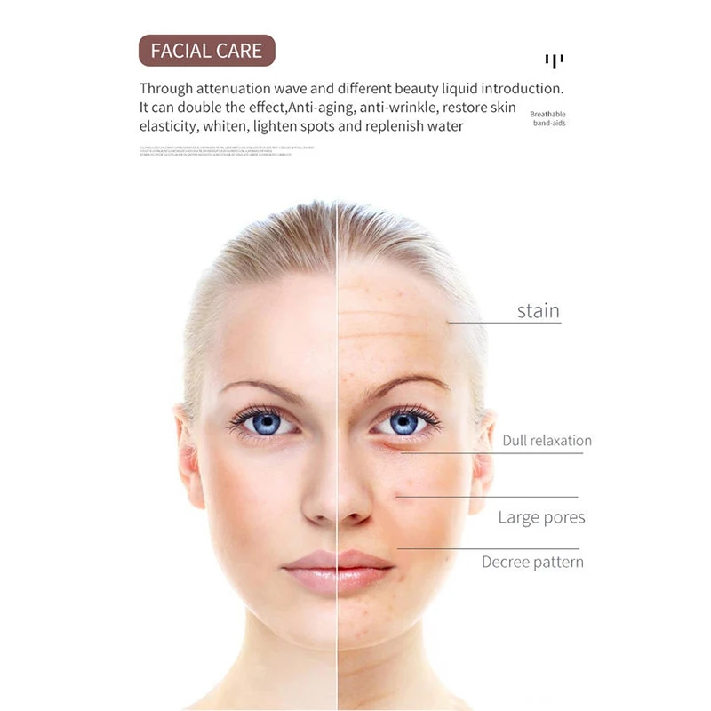 Professional Facial Lifting Beauty Salon Needleless Electroporation Cosmetology Apparatus