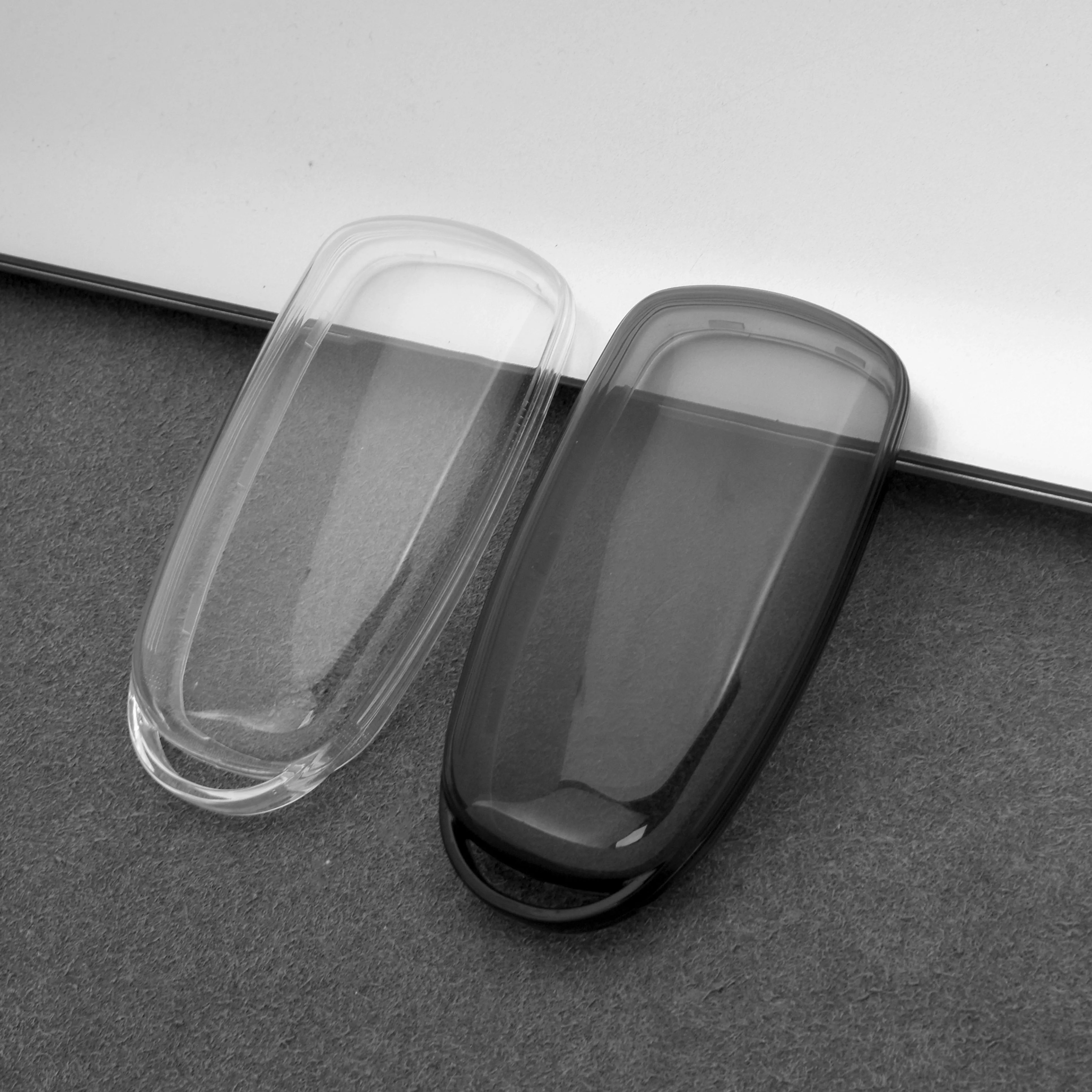 DM Wholesale Cheap Price New design TPU Smart Car Key Case Protector Cover Metal Key Shell Fob Holder Fit for  chery tiggo 7/8