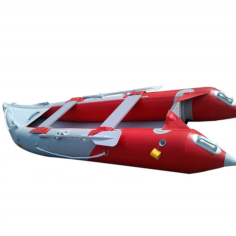 2 3 4 5 6 Person Inflatable Kayak Fishing Boat Custom PVC Kaboat Rescue Rubber Rowing Boat with Motor