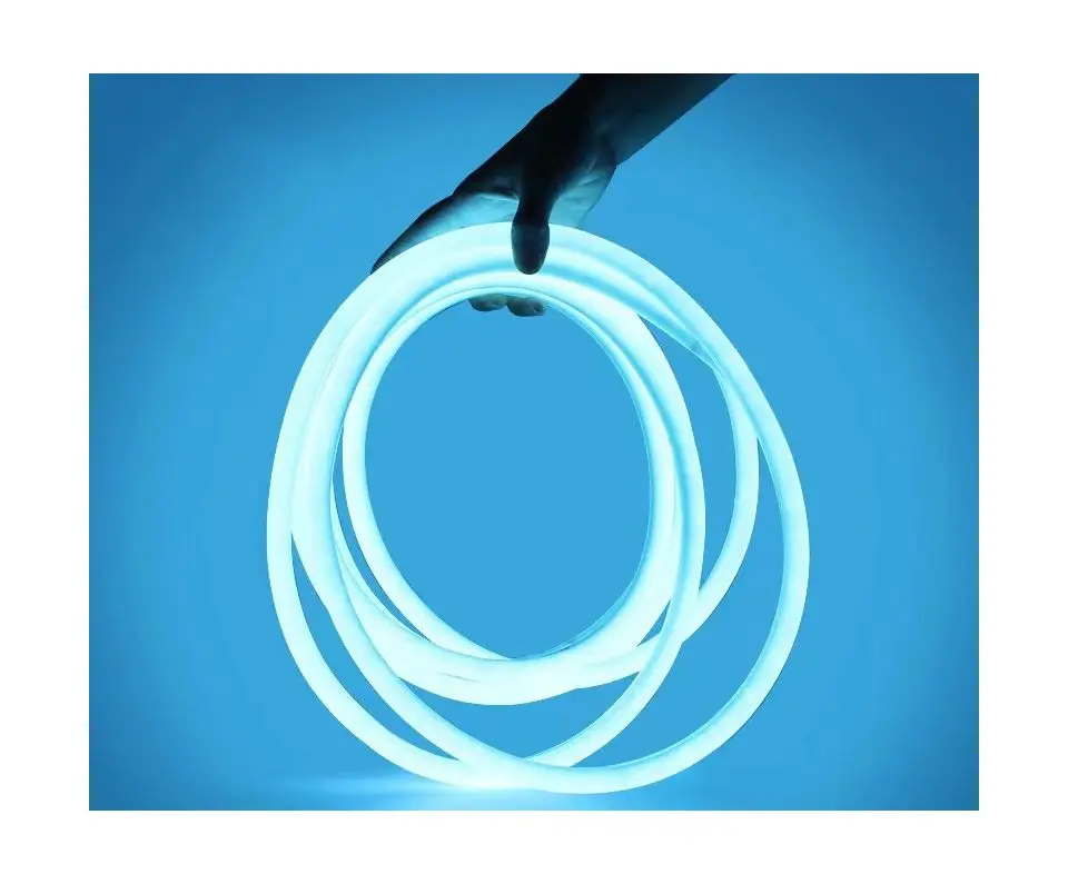 colorful lighting flex 12V red Pink Orange Ice Blue warm white cut Silicone LED neon light strip rope for DIY christmas lig