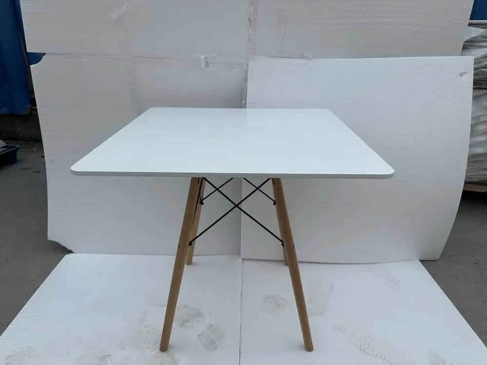 Wholesale MDF Table White Mdf Cheap Classic Dining Tables For Kitchen Home Furniture Round Dining Table