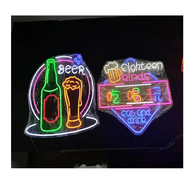 Wholesale Neon Sign Wall Neon Bar Neon Lights Vintage Decoration For Bar Beer Coffee Shop