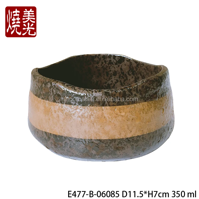 Color Glaze Chawan Tea Bowl For Japanese Tea Ceremony ecofriendly Ceramic Matcha Bowls Salad bamboo bowl