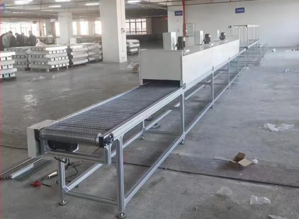 Automatic Continuous Infrared Hot Air Tunnel Furnace Conveyor Belt Drying for Curing for Tunnels