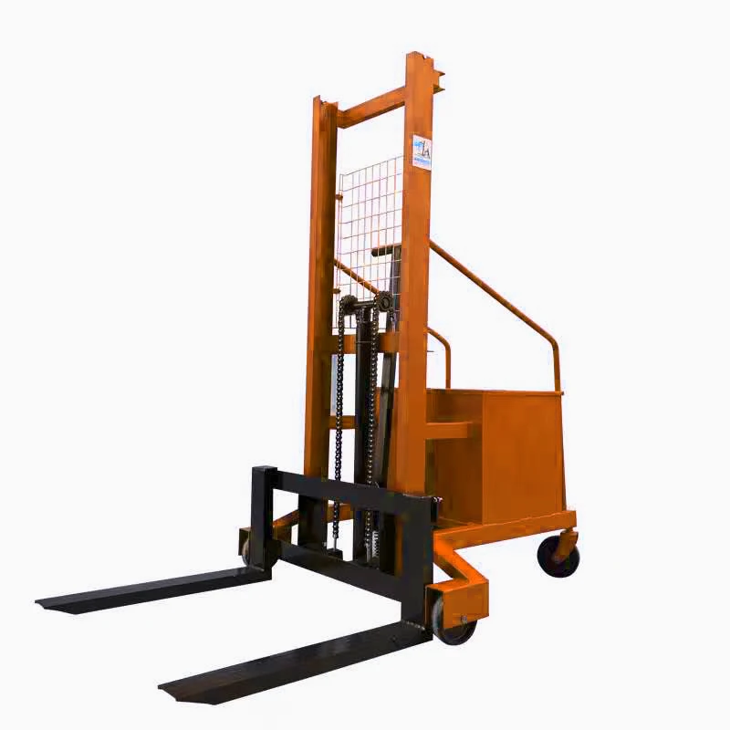 Straddle Stacker  balance stacker manual stacker without support legs