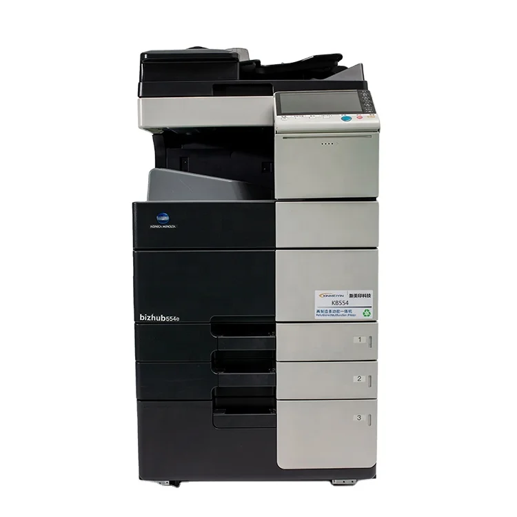 Copiadoras bizhub 554 Многофункциональный офис для Konica Minolta черно-белый принтер копировальный аппарат
