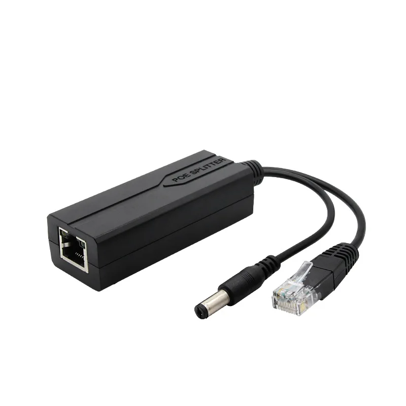 DC Adapter Network Poe Switch Connector Rj45 Standard mini Poe Splitter 48v to 5v poe