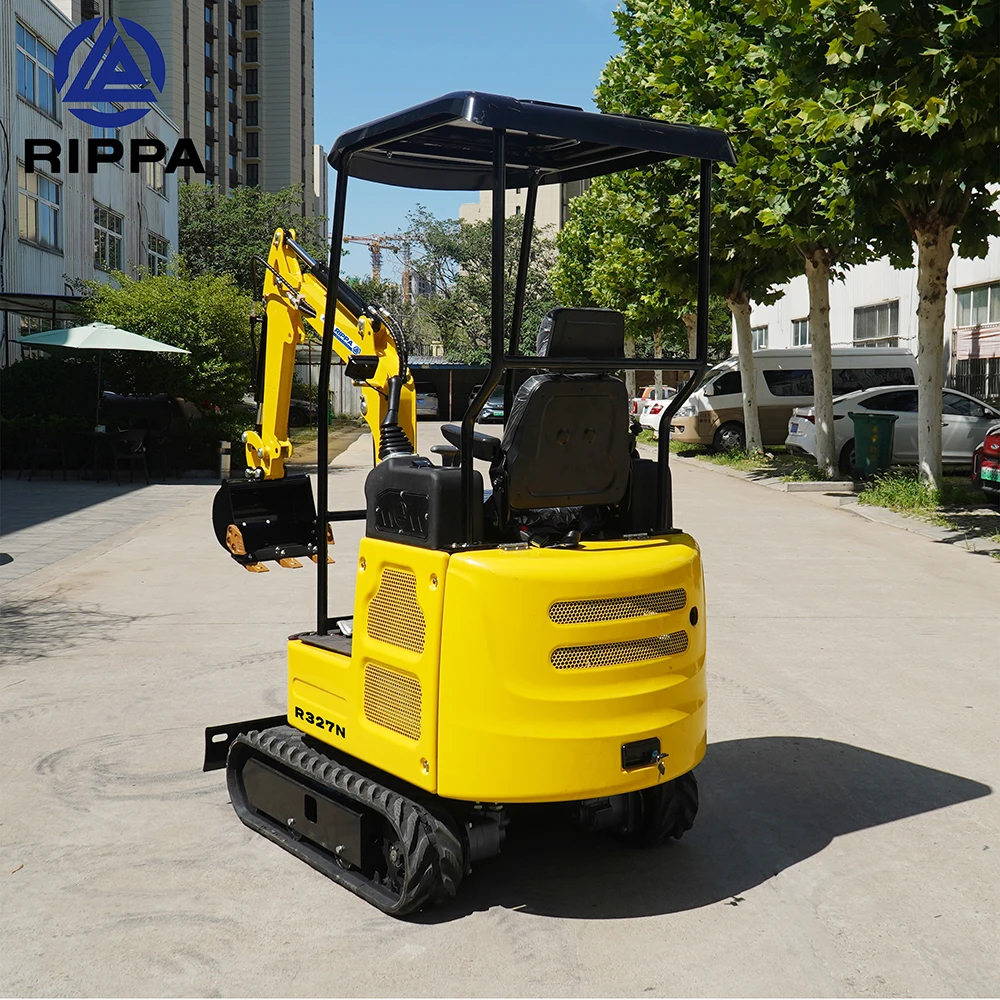 Rippa New Machine R327N EPA Engine Excavator Farm Digger Crawler Excavator Mini Digger