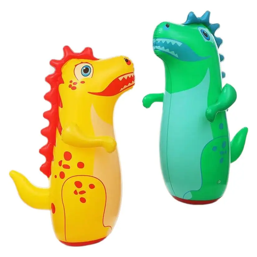 Inflatable Animal Tumbler Dinosaur Balloon for Kids Inflatable Punching Bag Outdoor stress release Toys