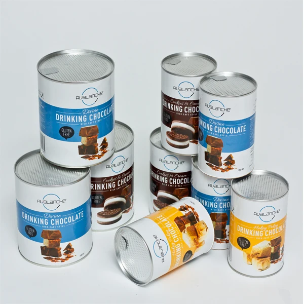 Food Grade Round Paper Packaging Tube Composite Paper Can for Food Powder