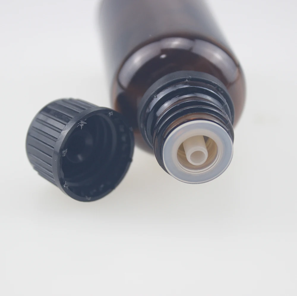 18mm euro  black and white tamper evident screw cap plastic pilfer proof cap