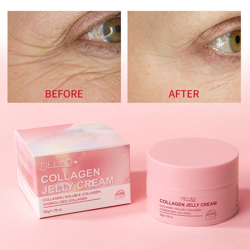 Private Label Skincare Anti Aging Face Moisturizer Skin Moisture Collagen Day and Night Collagen Jelly Cream