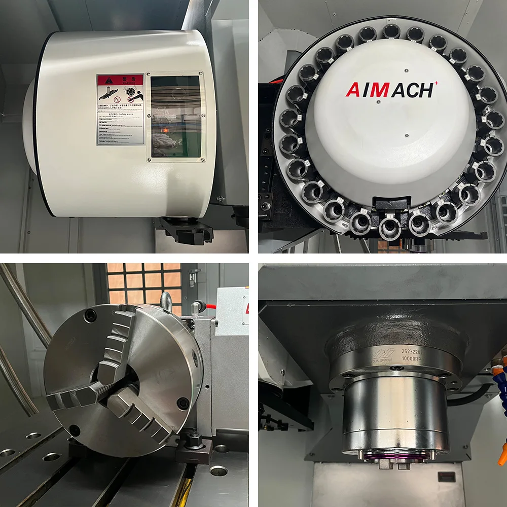 VMC1370 Fanuc большой вертикальный CNC обрабатывающий центр 5 оси фрезерный станок