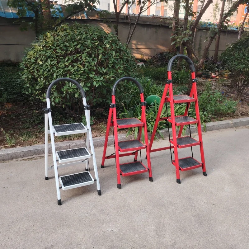 China Supplier Aluminum Stair Household Portable Metal Ladder 5-Step Ladder