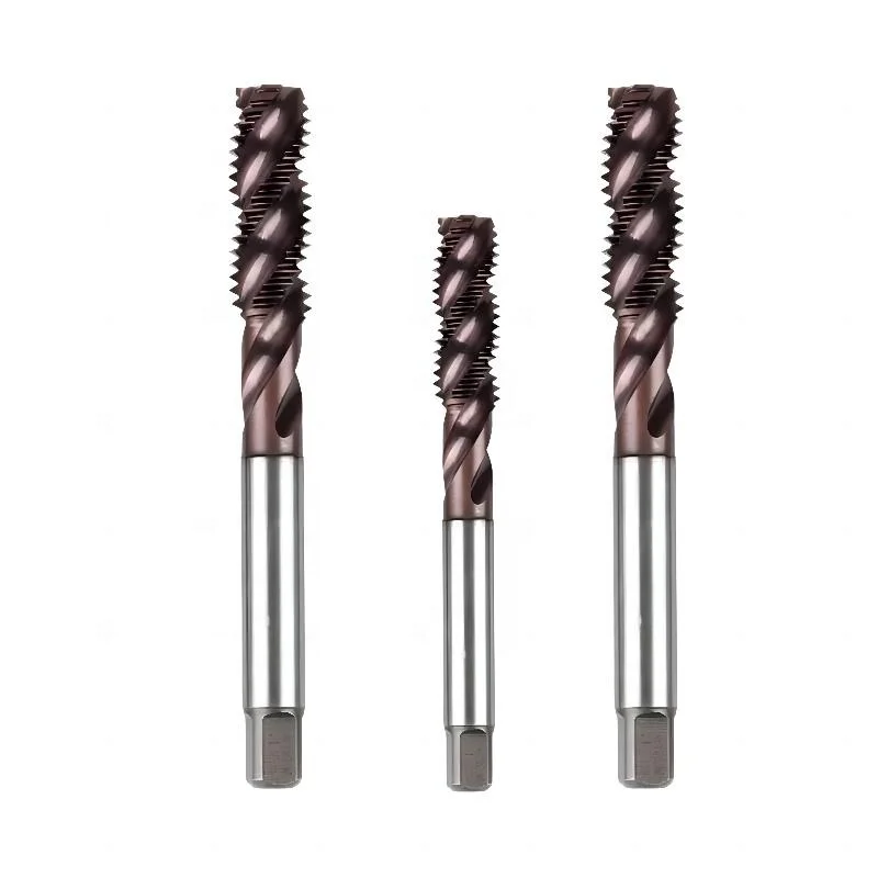 Brand New Threading Tool Spiral Flute Machine Taps Thread Forming Steel Bronze Coating OEM Customized  HSS Thread Taps For SS