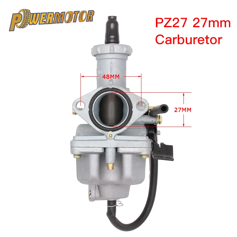 Motorcycle Carburetor Carburetor Pump Accelerator for 125 150 200 250 300cc ATV Hand Choke/cable Choke High Quality PZ27 27mm Ce