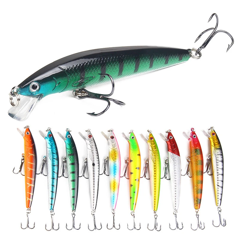 10cm/9g Floating Ringing Bead Imitation Hard Bait Lure Minnow Bait for Tuna Salmon Artificial Fishing Gear OPP Bag 9g 140mm Lure