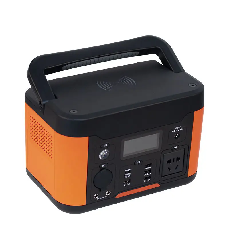 High Capacity Outdoor Camping Emergency Home Solar Power Bank 500W  Generators potable power station