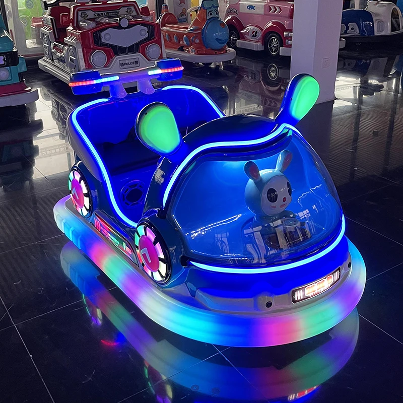 HAOJILE Factory Direct Rabbit Elfin Kids Bumper Car Electric Ride on Cars for Parent-Child for Amusement Parks