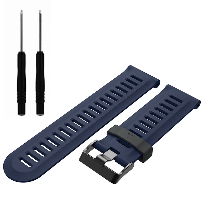 Oulucci 26mm Silicone Watch Band for Garmin Fenix 5X 5X Plus 3 3HR Business Watch Quick Release Easyfit Wrist Strap