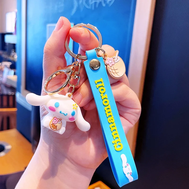2022 new arrivals llaveros designer keychain cute melody hello KT penguin Pom Pom purin rubber metal key chains accessories