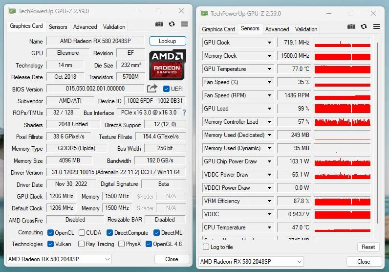 100% абсолютно новый AMD Radeon RX 580 4 ГБ GDDR5 256 бит игровая видеокарта GPU настольная