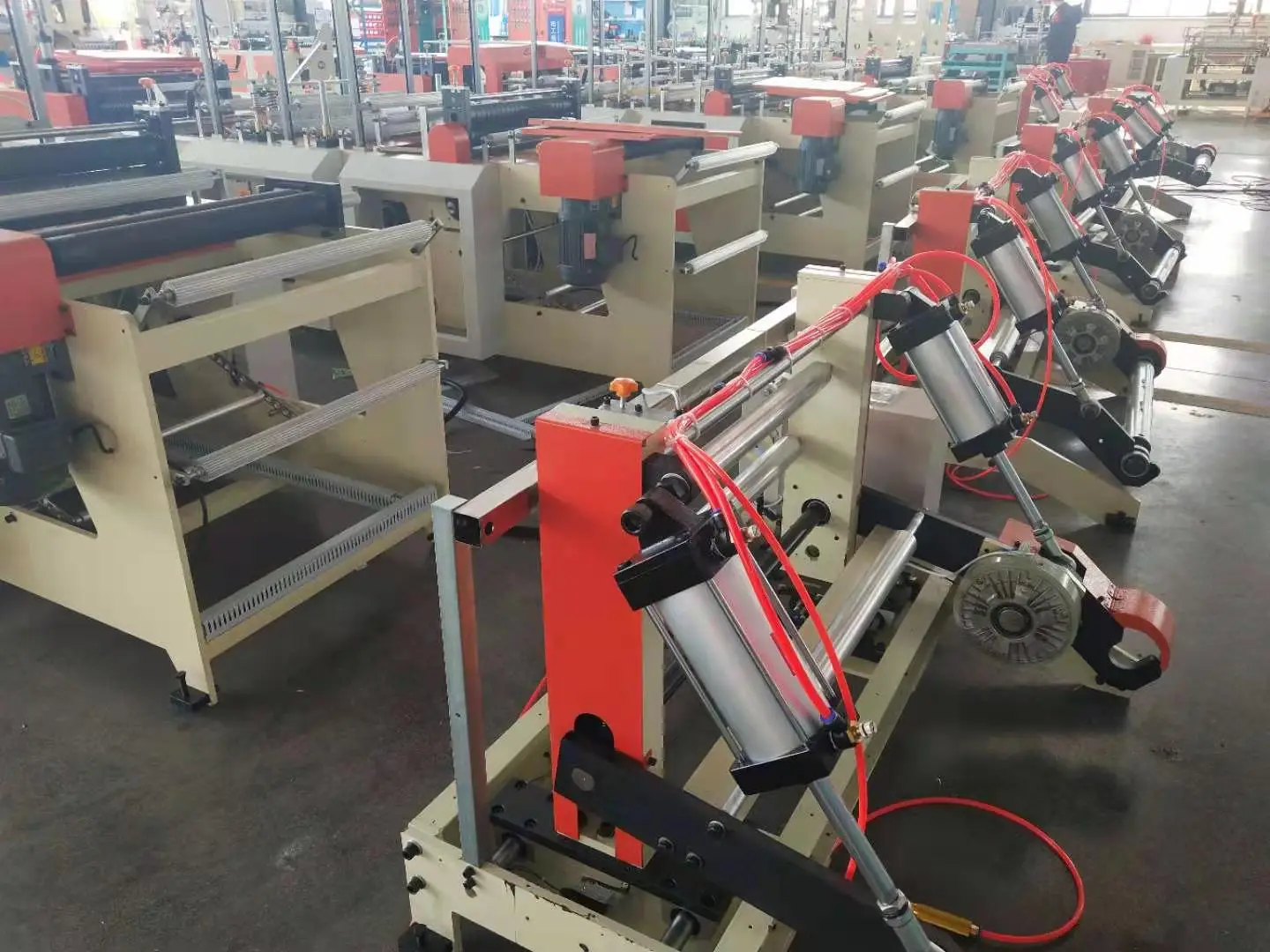 Dexinda full automatic ecommerce pre-opened courier express bag making sealing machine price