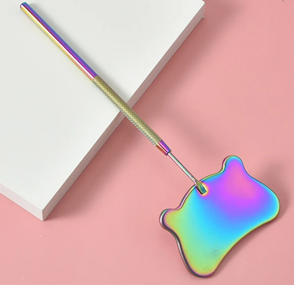 Wholesale Special Hello Kitty High Quality Handheld Eyelash Extension Checking Mirror with Handle Cute Makeup Inspection Mirror