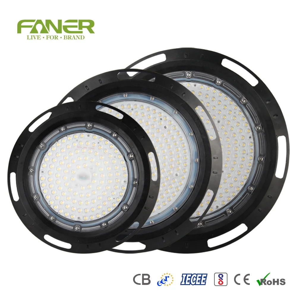 
CB EER IECEE CE 3 to 5 year 50w 80w 100w 120w 150w 200w 240w white smd led high bay grow light goog price outdoor ufo highbay li 