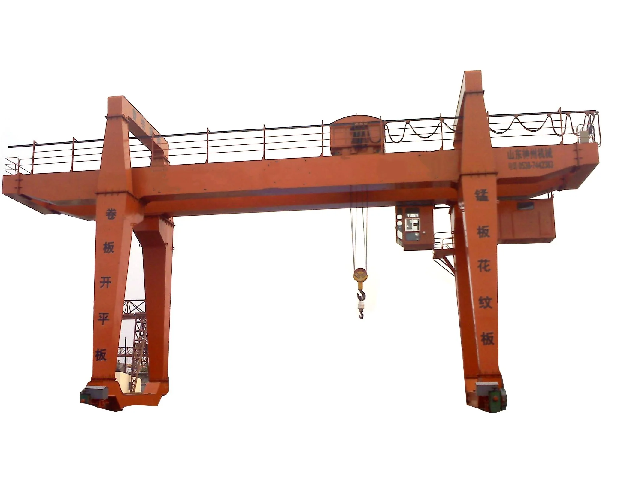 Portable 30 ton  gantry crane 50 ton hoist price