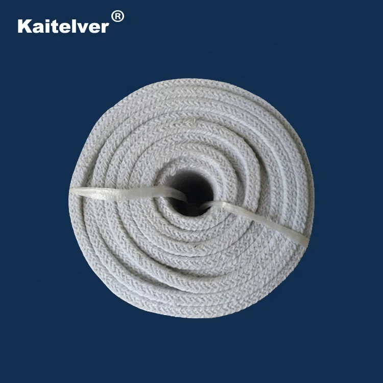 Круглый и квадратный сердечник из керамического волокна с стекловолокном или усиленной проволокой нержавеющей стали