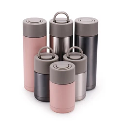 Private Label 650ml Portable Double Wall Tumbler Cups Outdoor Sport Travel Vacuum Flask Insulated Cups With Plastic Handle