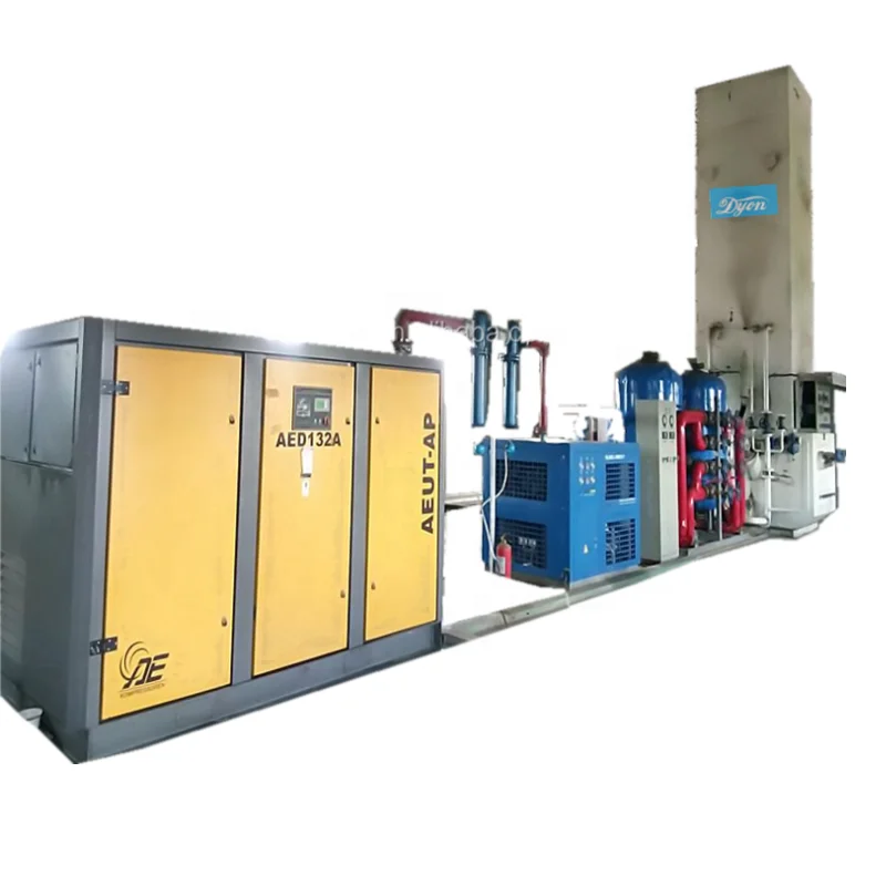 Cost-effective medical use oxygen cylinder filling plant