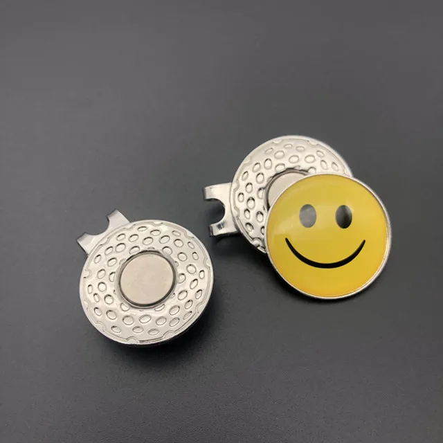 Ready to Ship Golf Accessaries Blank Big  Magnetic Metal Golf Ball Holder Clips