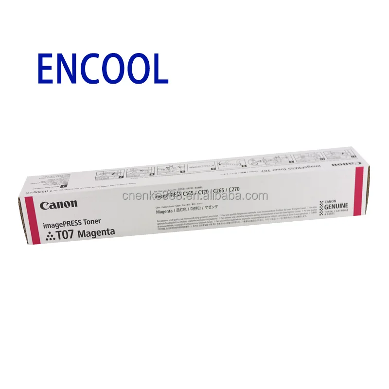 Original CAN0N T07 Toner Cartridges for use in CAN0N imagePRESS C165 C170 toner cartridge T07 Printer Powder