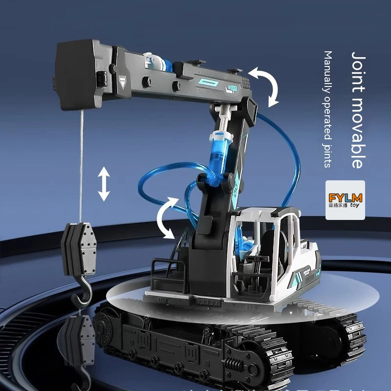 Новейший высококачественный 3D инженерный Автомобиль DIY сборка игрушка деревянный погрузчик гидравлические экскаваторы краны Игрушки для мальчиков