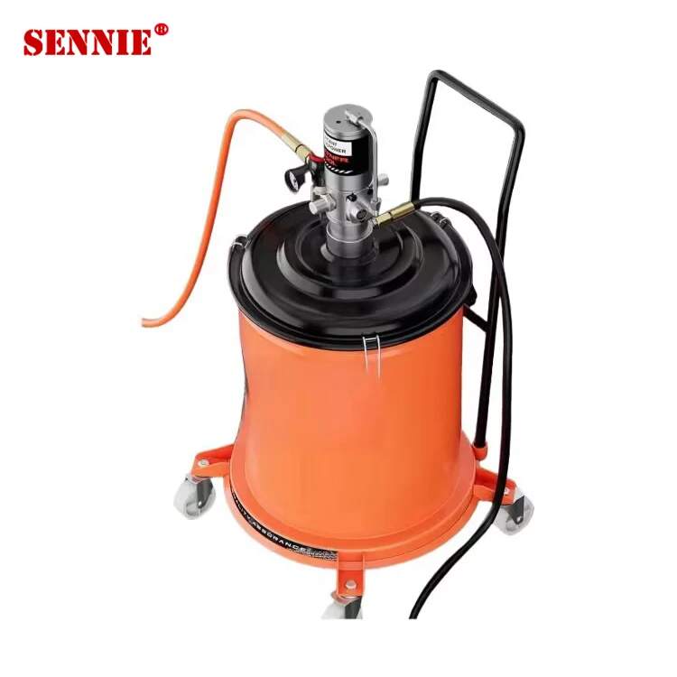 Auto pneumatic grease lubricant transfer injector lubricator pump Air Operated Dispenser Lubricator Barrel Bucket Grease Pump