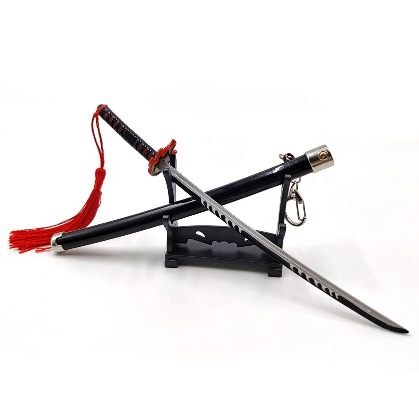 Factory Direct Custom Metal Keychain of Hot Anime Demons Slayer tanjiro-Third Generation Katana Sword Mold Keychain Luxury Gift