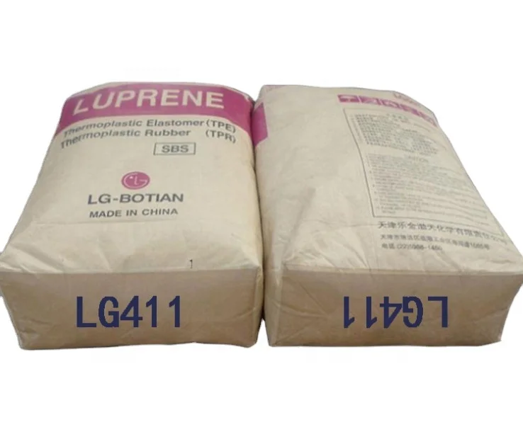 Rubber Styrene Butadiene Styrene SBS granules SBS thermoplastic elastomer Radial LG411