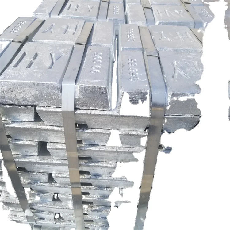 High purity 99.99% 99.995% zinc ingot manufacturer direct low price
