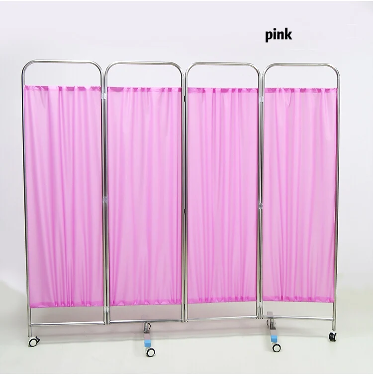 Folding Medical Clinic Hospital Stainless Steel Ward Curtain Screen