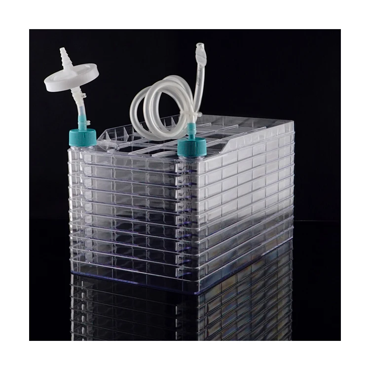 Laboratory Cell Culture 10 Layers BioFactory Culture Chambers with Tubes