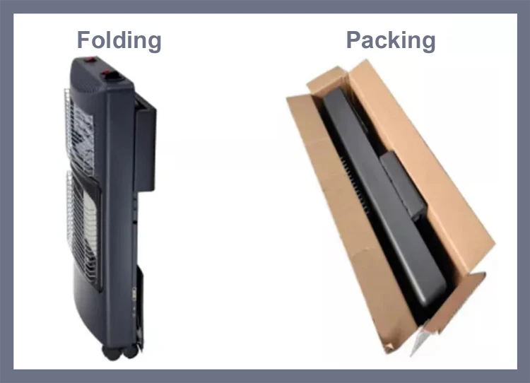 Hot Sale Anti-tilt Protective Slim Collapsible Heater Folding Electric and Gas Room Heater