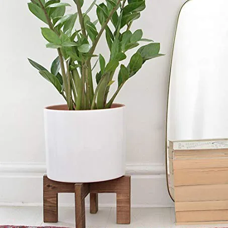 Plant Stand Mid Century Wood Indoor Home Garden Decoration Used with Flower/green Plant Floor 15*25*2CM